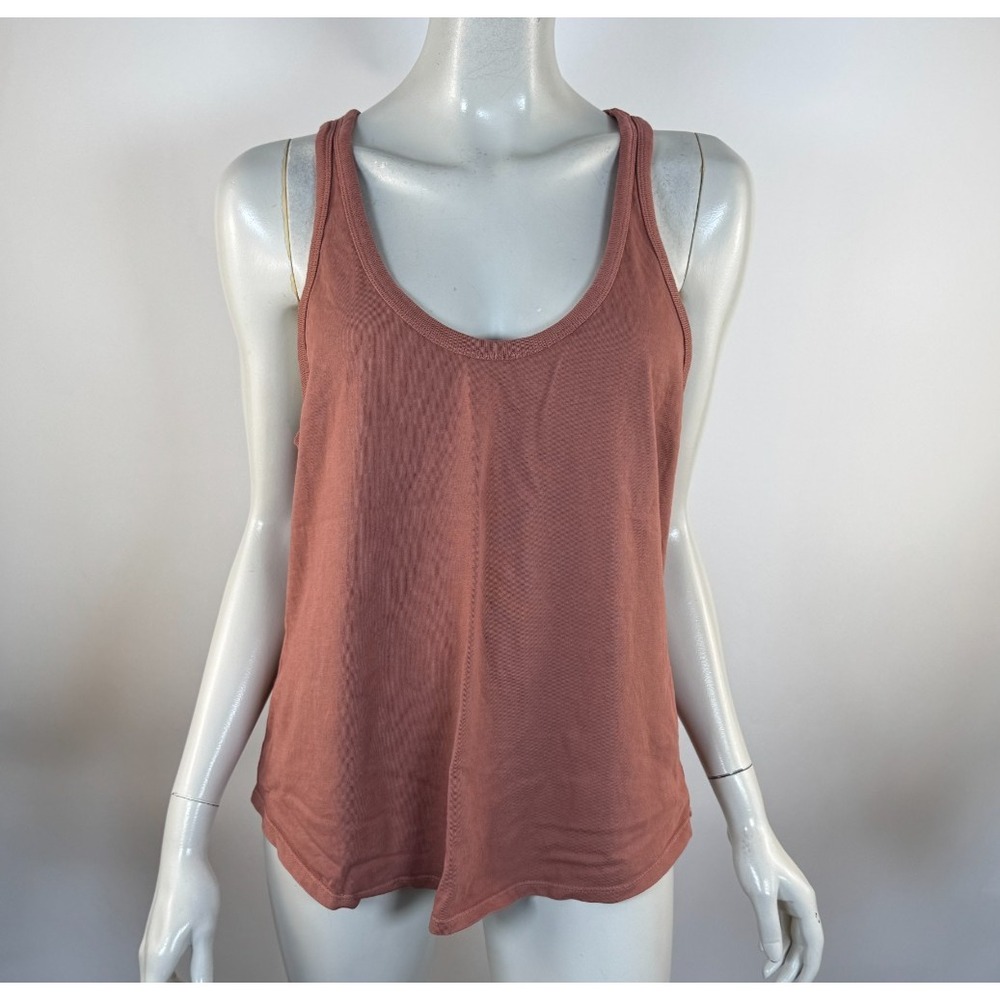Xirena Jett Tank Top Women L EUC Sleeveless Stretch Cotton Racerback Roundneck
